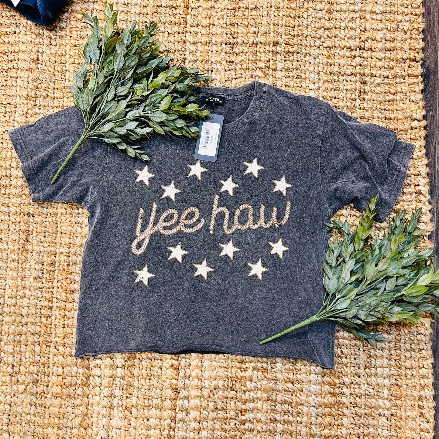 Yee Haw Crop Shirt