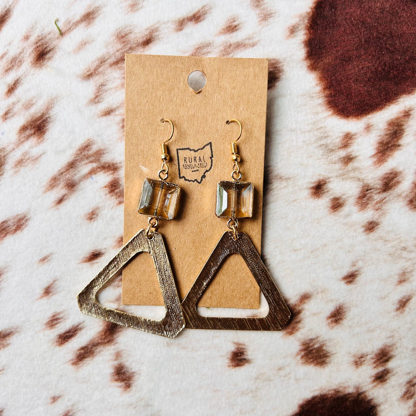 Triangle Dangle Earrings