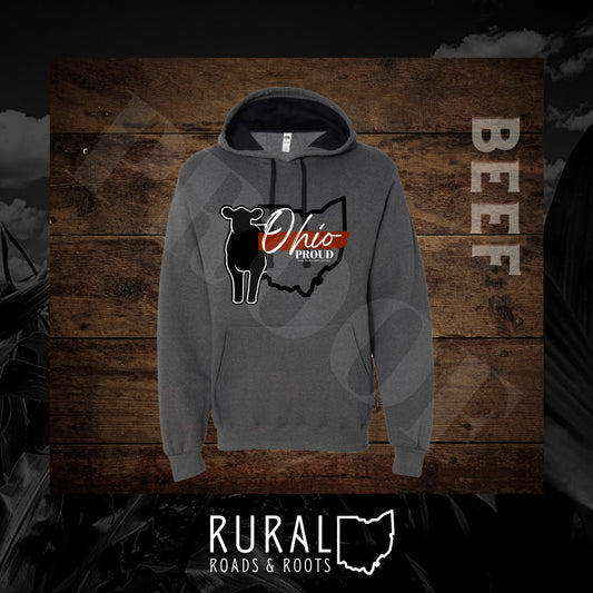 Ohio Proud "Beef" Hooded Sweatshirt